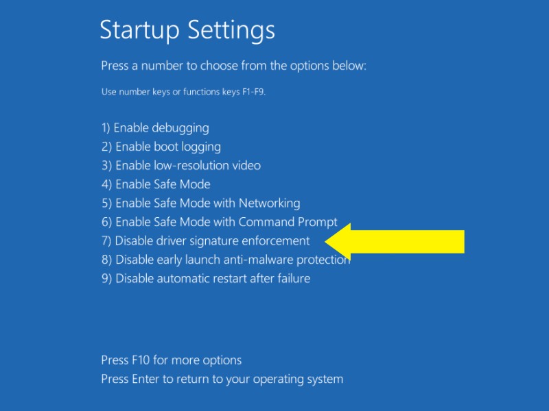 Startup setting. Startup settings перевод f1-f9 Windows. Startup settings Windows 7 перевод f1-f9.
