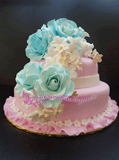 FONDANT STACKED CAKE- HANTARAN