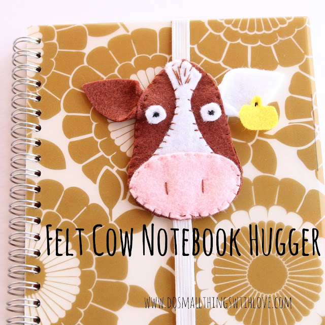 Felt Cows Notebook Hugger