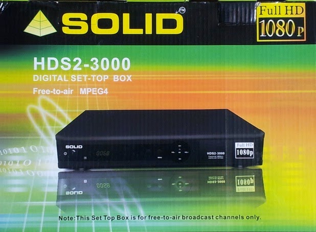 Solid HDS2-3000 DVB-S2 / MPEG-4 Set-Top Box