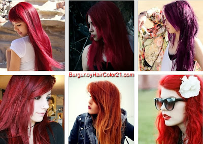 Burgundy Hair Color images