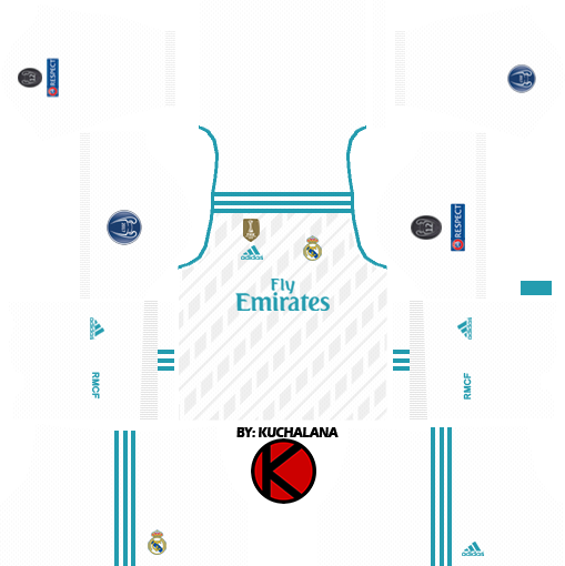 Real Madrid Kits 2017/2018 - Dream League Soccer - Kuchalana