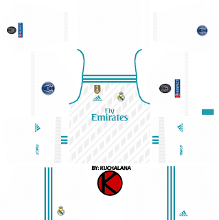 UEFA Champions League Real Madrid Kit