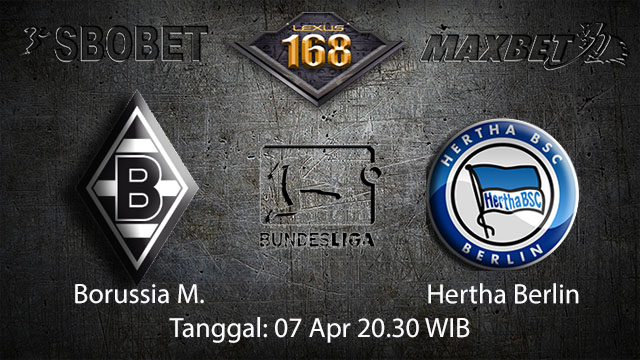 BOLA88 - PREDIKSI TARUHAN BOLA BORUSSIA MONCHENGLADBACH VS HERTHA BERLIN 7 APRIL 2018 ( GERMAN BUNDESLIGA )