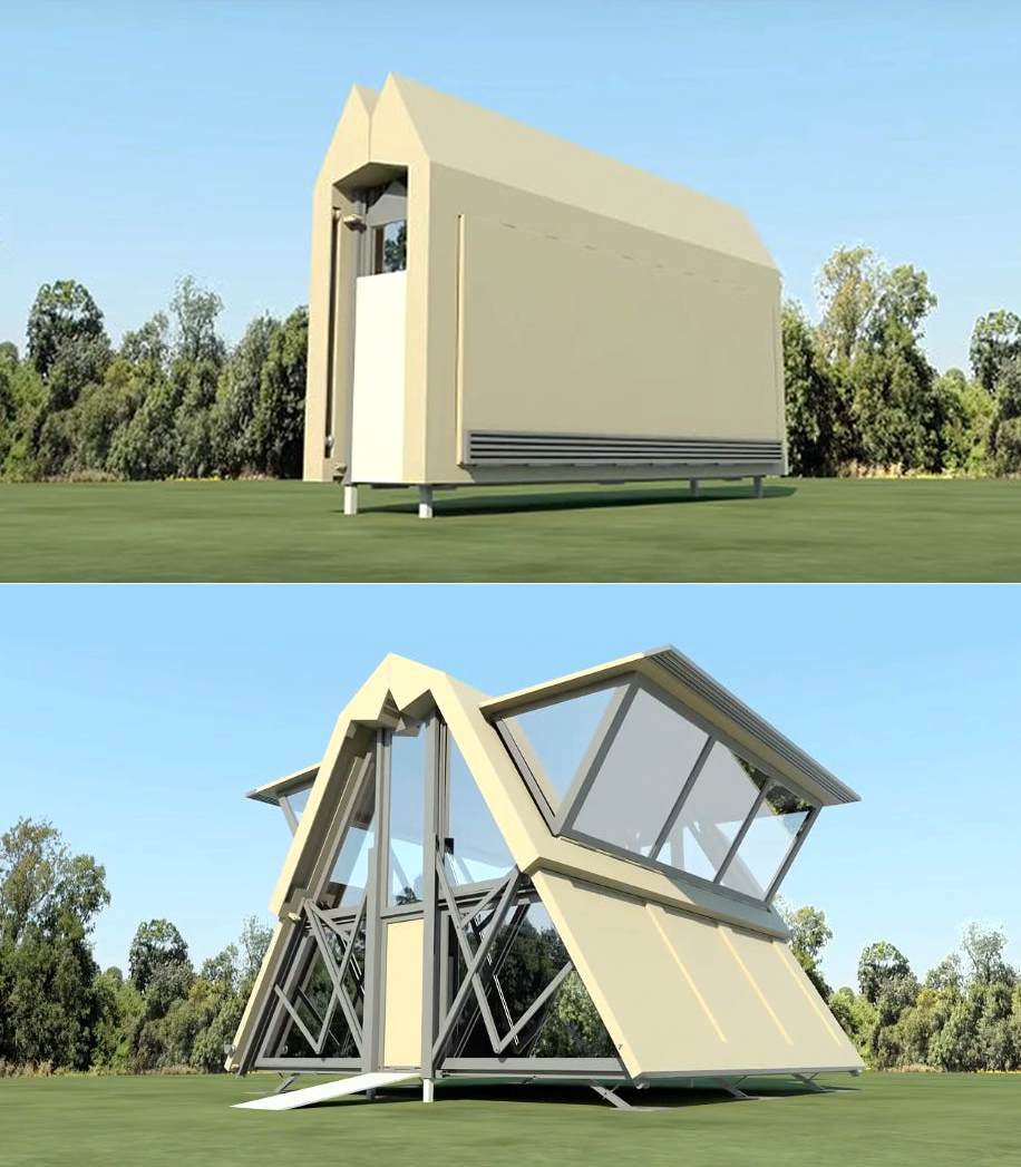 "мобильные дома-трансформеры "альтаир". Дом-трансформер от ten fold engineering. Дом трансформер альтаир. Дом трансформер альтаир. Ten fold engineering модульный дом.