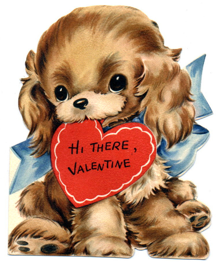 free dog valentine clipart - photo #28