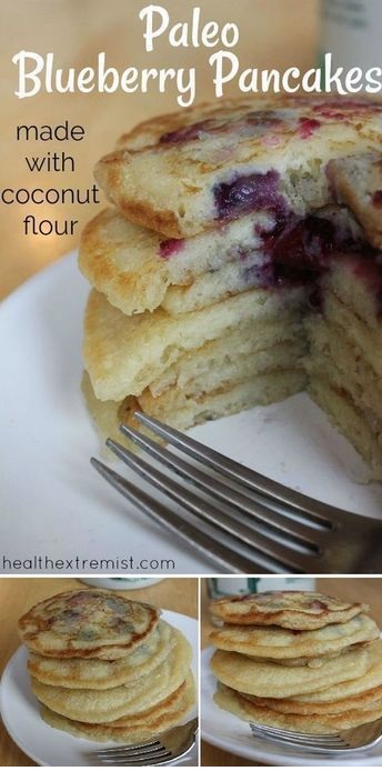 Paleo Blueberry Pancakes Recipe