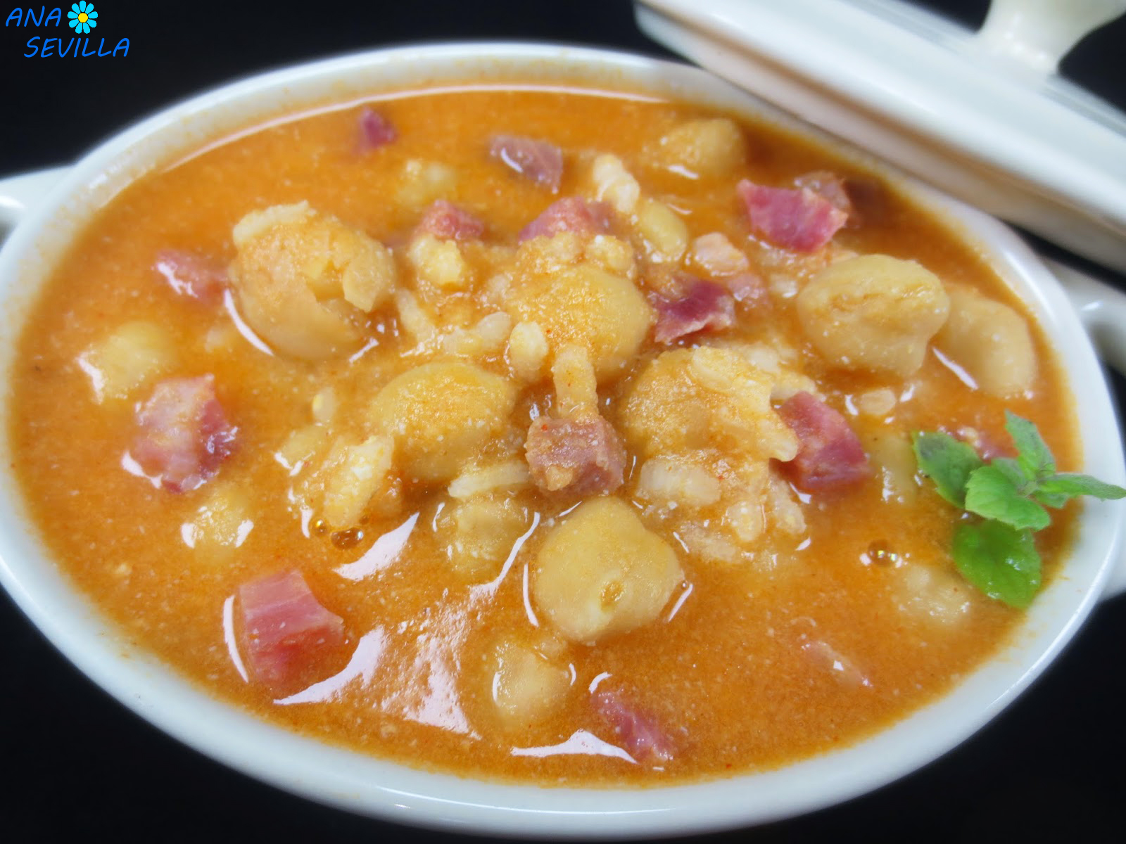 Garbanzos con arroz Thermomix