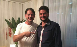 Guilherme Landim e Cid Gomes juntos no Cariri Oriental