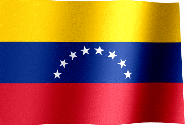 Waving Flag of Venezuela (Animated Gif)
