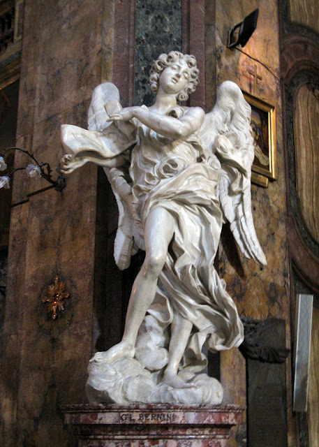 By Yair Haklai - File:Giovanni Lorenzo Bernini-Angel with the Superscription-Sant Andrea della Fratte.jpg (cropped), CC BY-SA 3.0, https://commons.wikimedia.org/w/index.php?curid=27697336