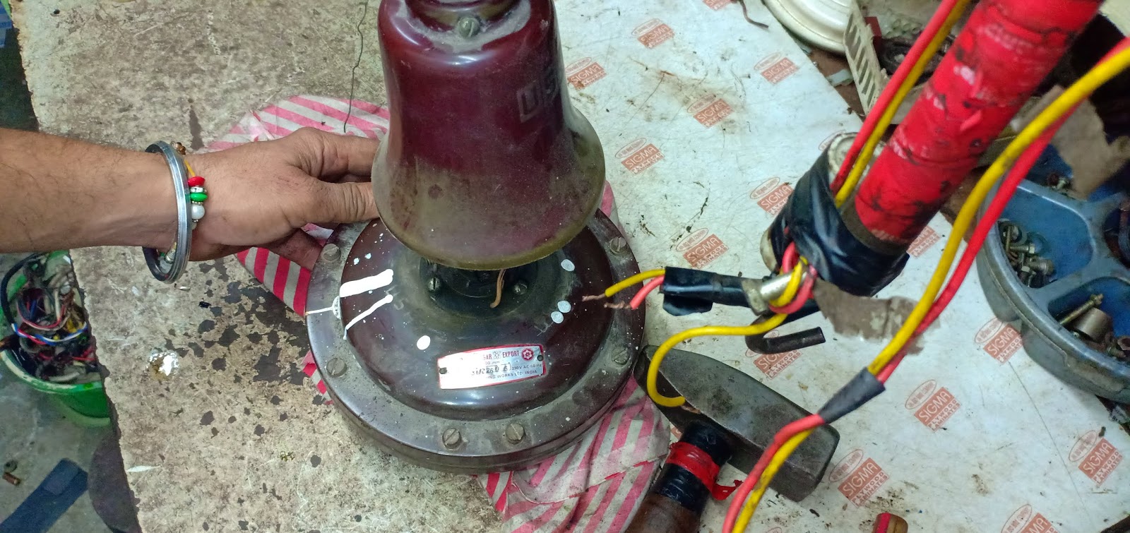 Ceiling fan noise problem solve with simple steps Hindi » Motor Winding