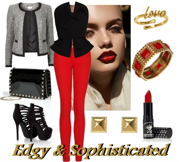 BEAUTY101BYLISA: Edgy & Sophisticated - Love Black & Red