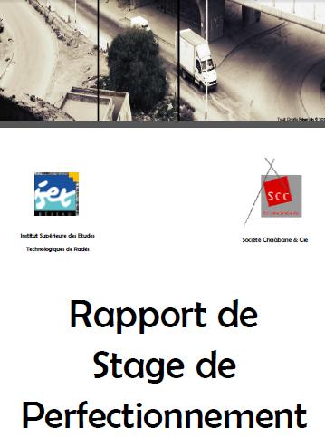 rapport de stage de perfectionnement génie civil