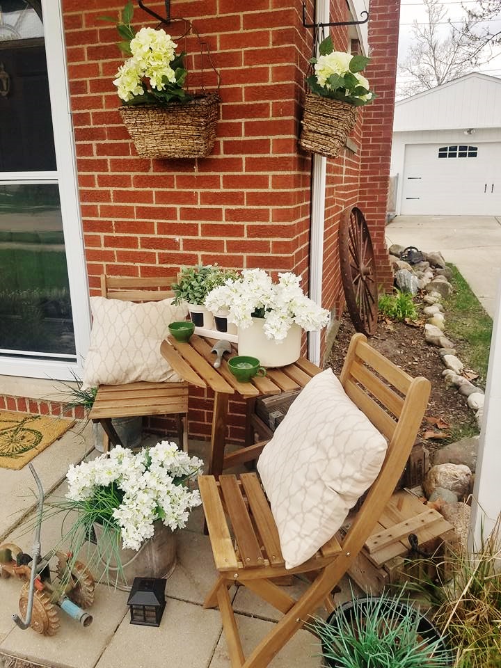 The Quaint Sanctuary { New Cottage Style Porch Set from IKEA! }