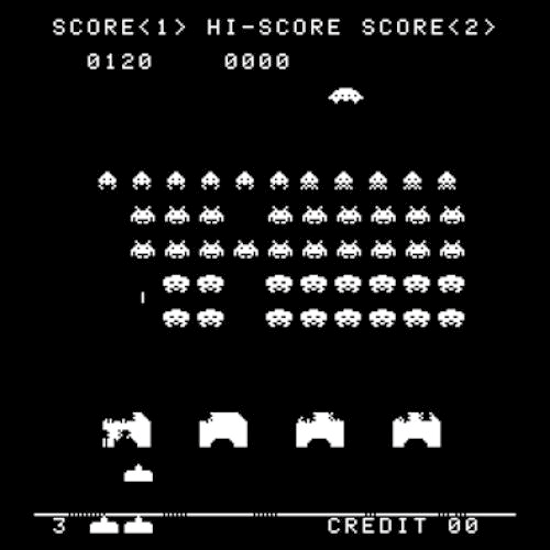 First Versions Space Invaders