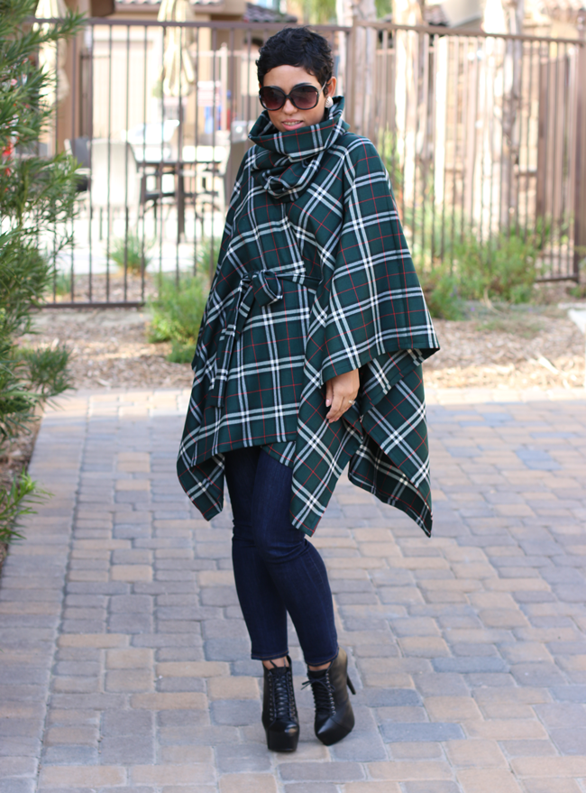 DIY Belted Poncho & Removable Neck Warmer + Pattern Review |Fashion ...
