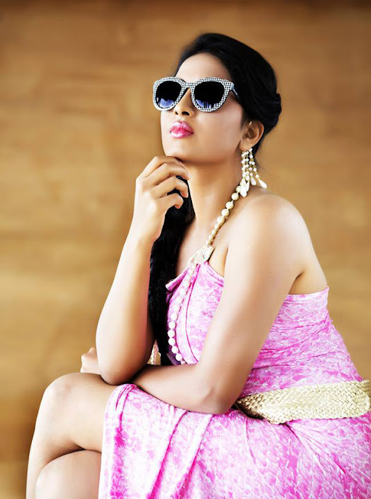 Srushti Dange Spicy Photoshoot Stills South Indian Actress 