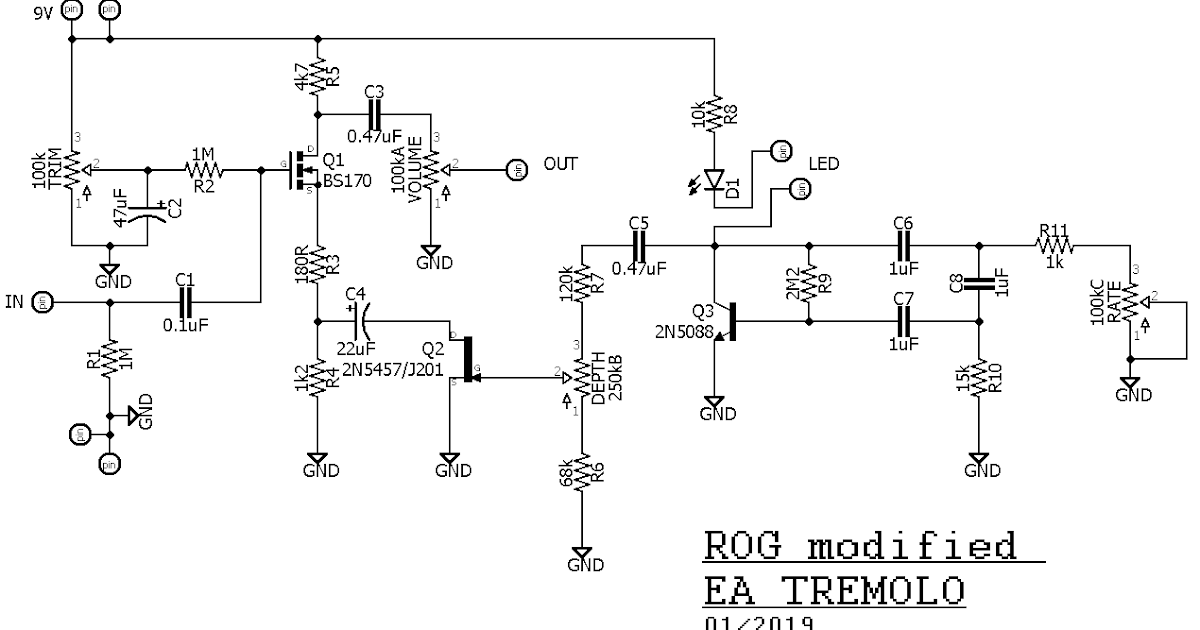 sfx guitar effects: Building A Runoffgroove Modified EA Tremolo