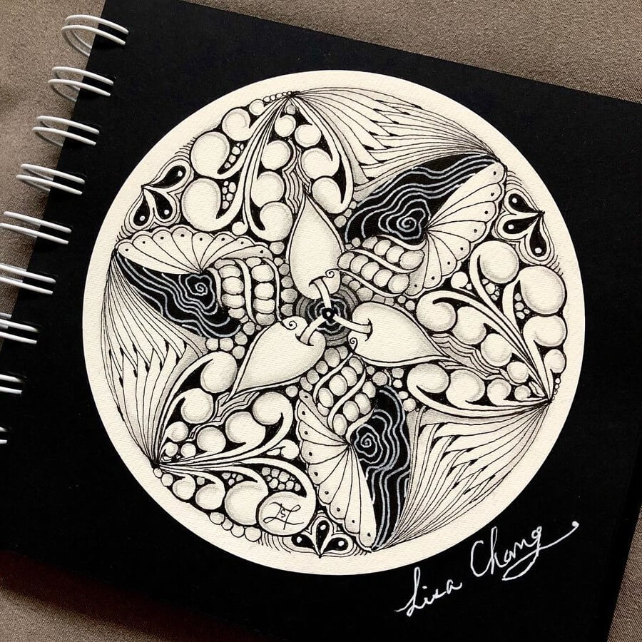 A Circle Zentangle