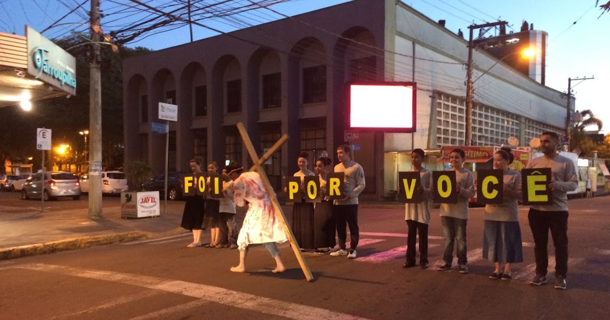 IAB de Farroupilha Evangelismo na rua.