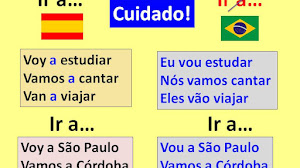 ¿Cuándo se usa con preposición el verbo "IR" en portugués?