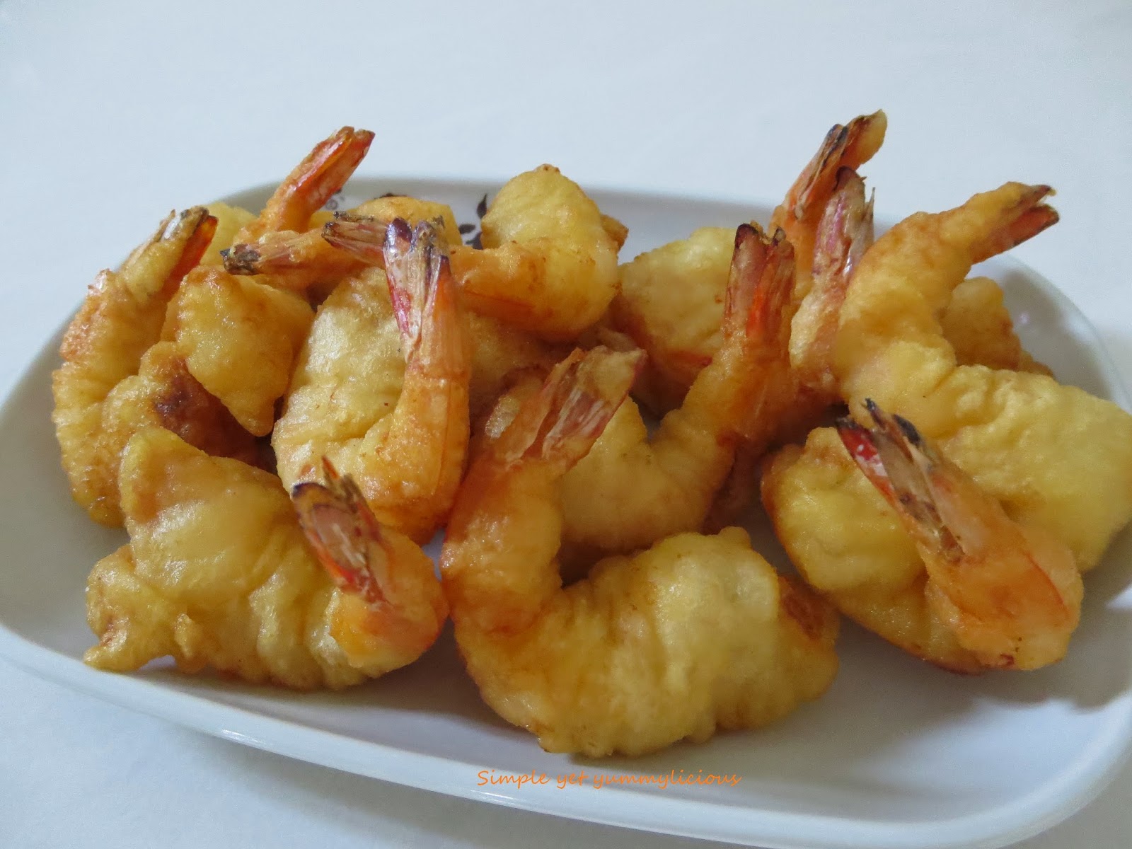 Simple yet yummylicious! Deepfried prawns
