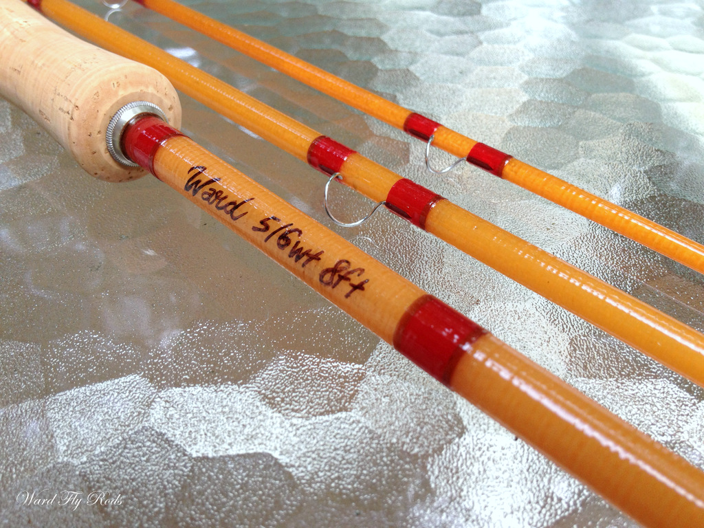 Ward Fly Rods Blue Halo Fiberglass Fly Rod Build Complete