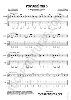 Mix 5 Tablatura y Partitura de Guitarra Notas Si la sol, Sobre un Pino Verde, Llueve otra vez Popurrí Mix 5 Tablature Sheet Music for Guitar Music Score Tabs Mix 5 Tablatura y Partitura de Guitarra Notas Si la sol, Sobre un Pino Verde, Llueve otra vez Popurrí Mix 5 Tablature Sheet Music for Guitar Music Score Tabs