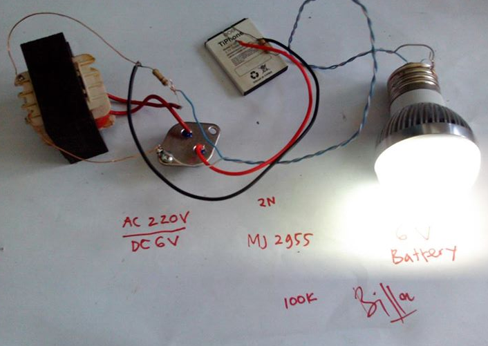 Rangkaian Joule Thief Sederhana Dari 3v Bisa Menyalakan