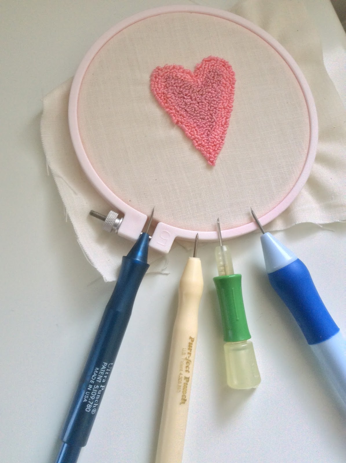 Bairbre Aine Different Types of Punch Needle Punch