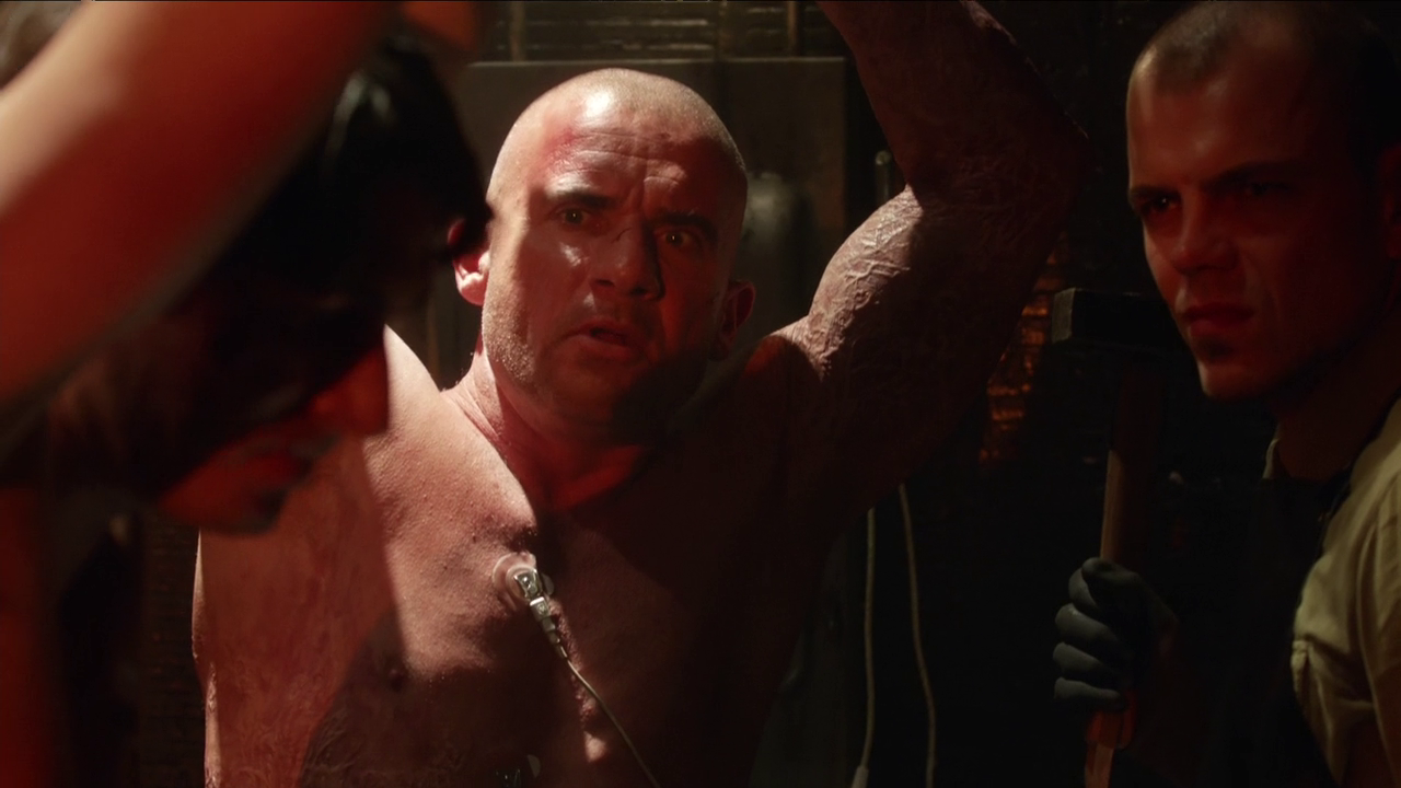 Brandon Routh & Dominic Purcell Shirtless.