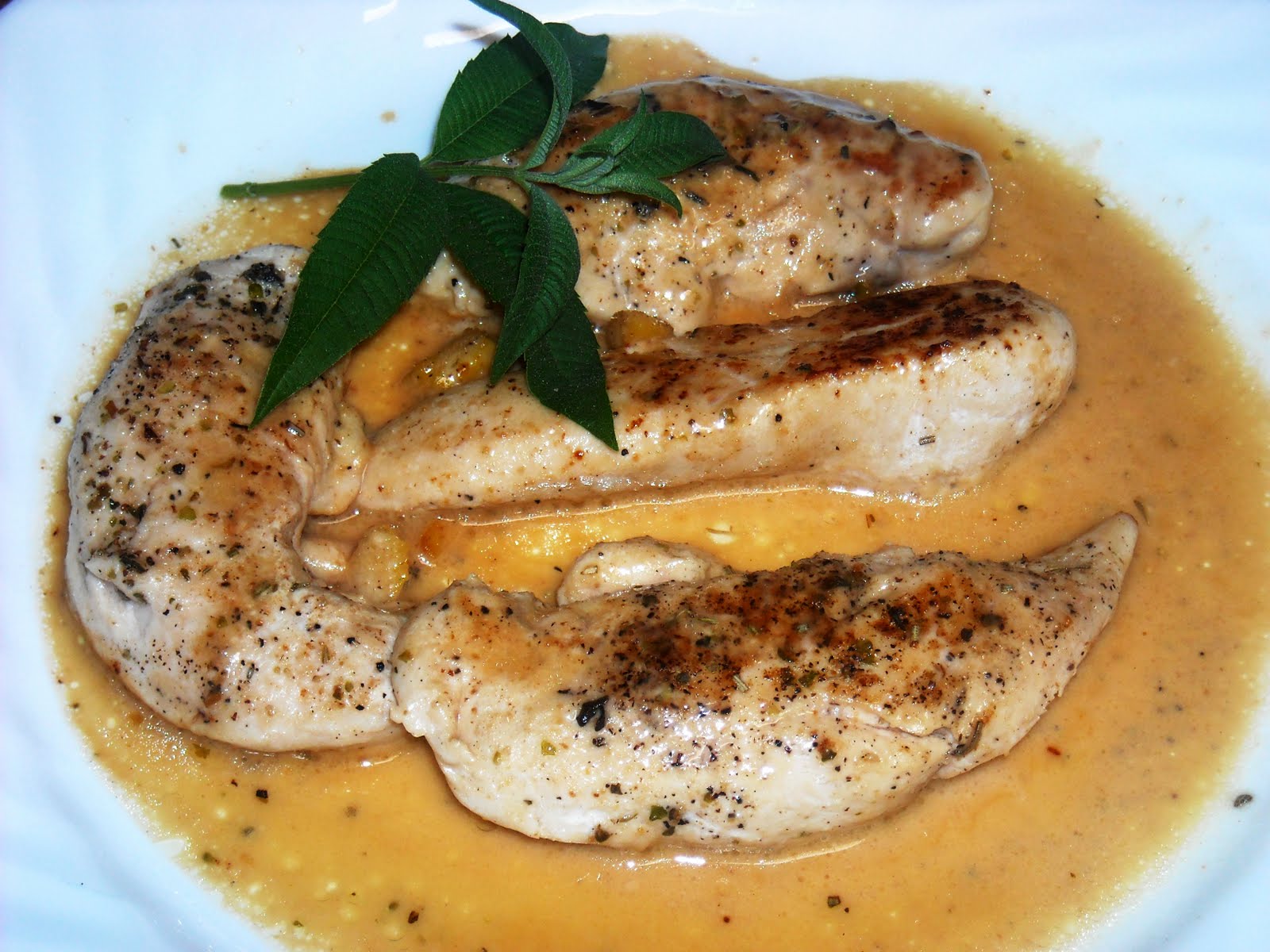 Wendy's Favorite Place Chicken Breast with White Wine & Ginger Cream Sauce