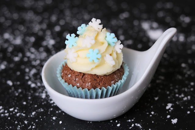 Alinas Glücklichmacher: Schokocupcakes mit Frischkäsefrosting