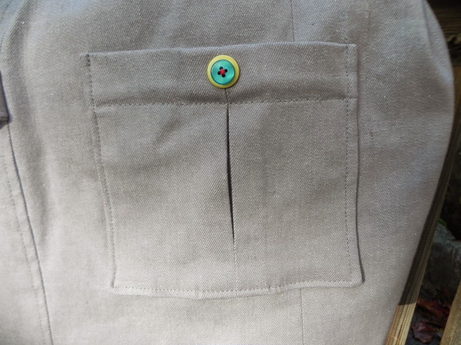 Sewing Stash Challenge (and now my knitting stash too): School Days Jacket