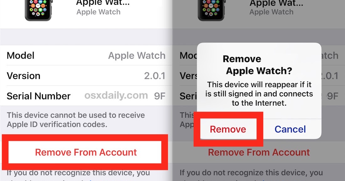 icloud Account Delete From Activated Devices