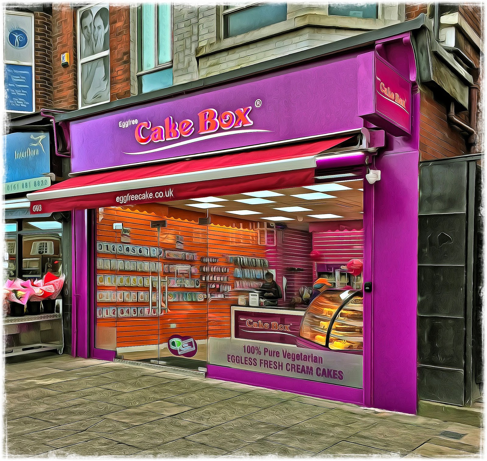 Andrew Simpson The cake shop.. piles of pencils..... and a