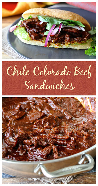 Tortas de Chile Colorado de Res are Mexican sandwiches made with beef simmered in a wonderful red chile sauce. Tortas de Chile Colorado de Res are Mexican sandwiches made with beef simmered in a wonderful red chile sauce.