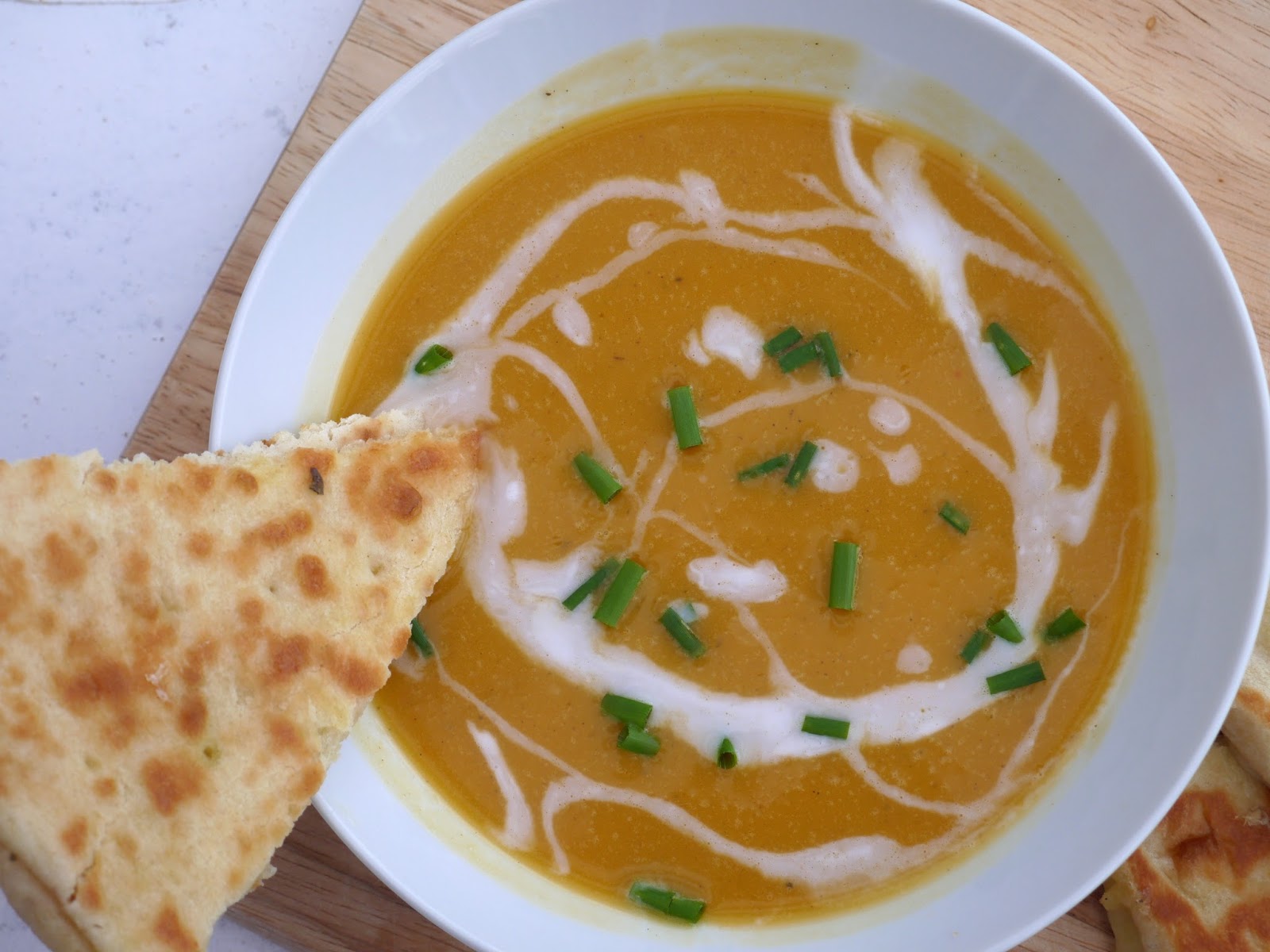 This Muslim Girl Bakes Roasted Butternut Squash Soup + Smoky Cheddar