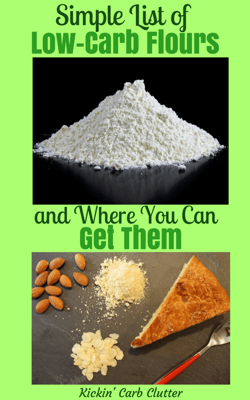 Simple List of LowCarb Flour Alternatives and Where to Get Them