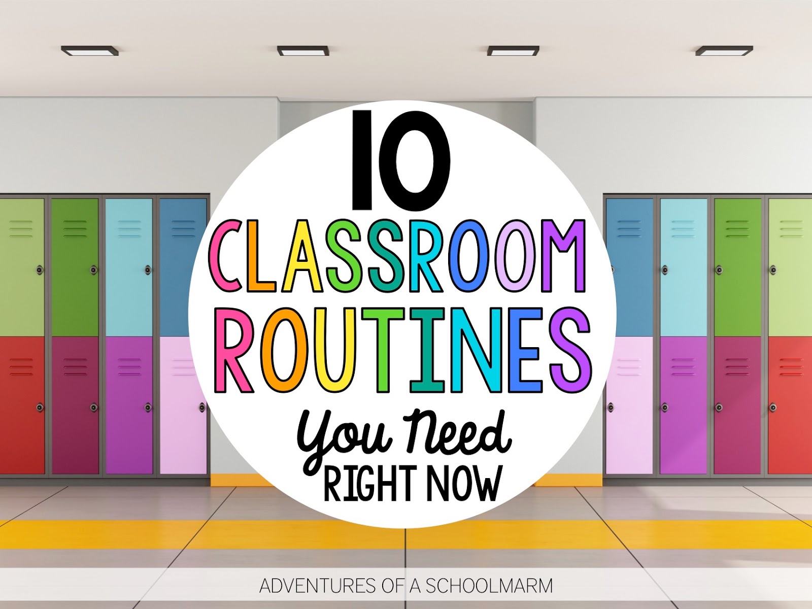 Classroom routines and procedures are essential for a successful classroom. They help your classroom run efficiently so you can maximize student learning. Check out these 10 procedures that you may have overlooked! // Adventures of a Schoolmarm