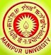 Faculty vacancy in Manipur University 2017 