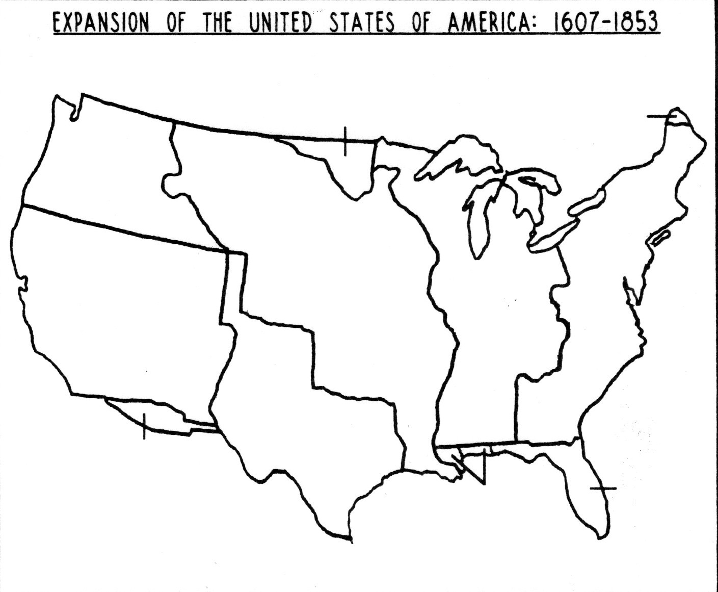 Blank Map Us Expansion