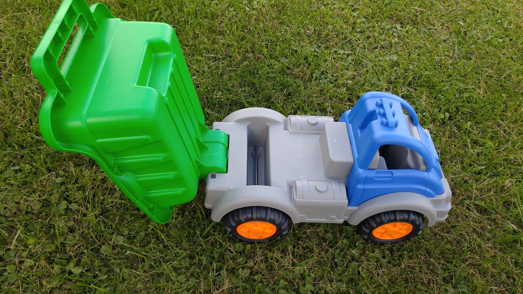 One Momma Saving Money American Plastic Toys Gigantic Dump Truck and