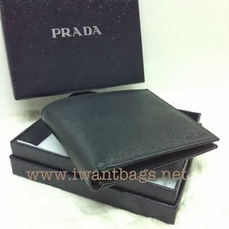 Prada 2M0513 Saffiano Men's Wallet in Black