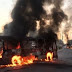 SALVADOR / Após tumulto na Paralela, criminosos ateiam fogo em ônibus de Simões Filho (BA)