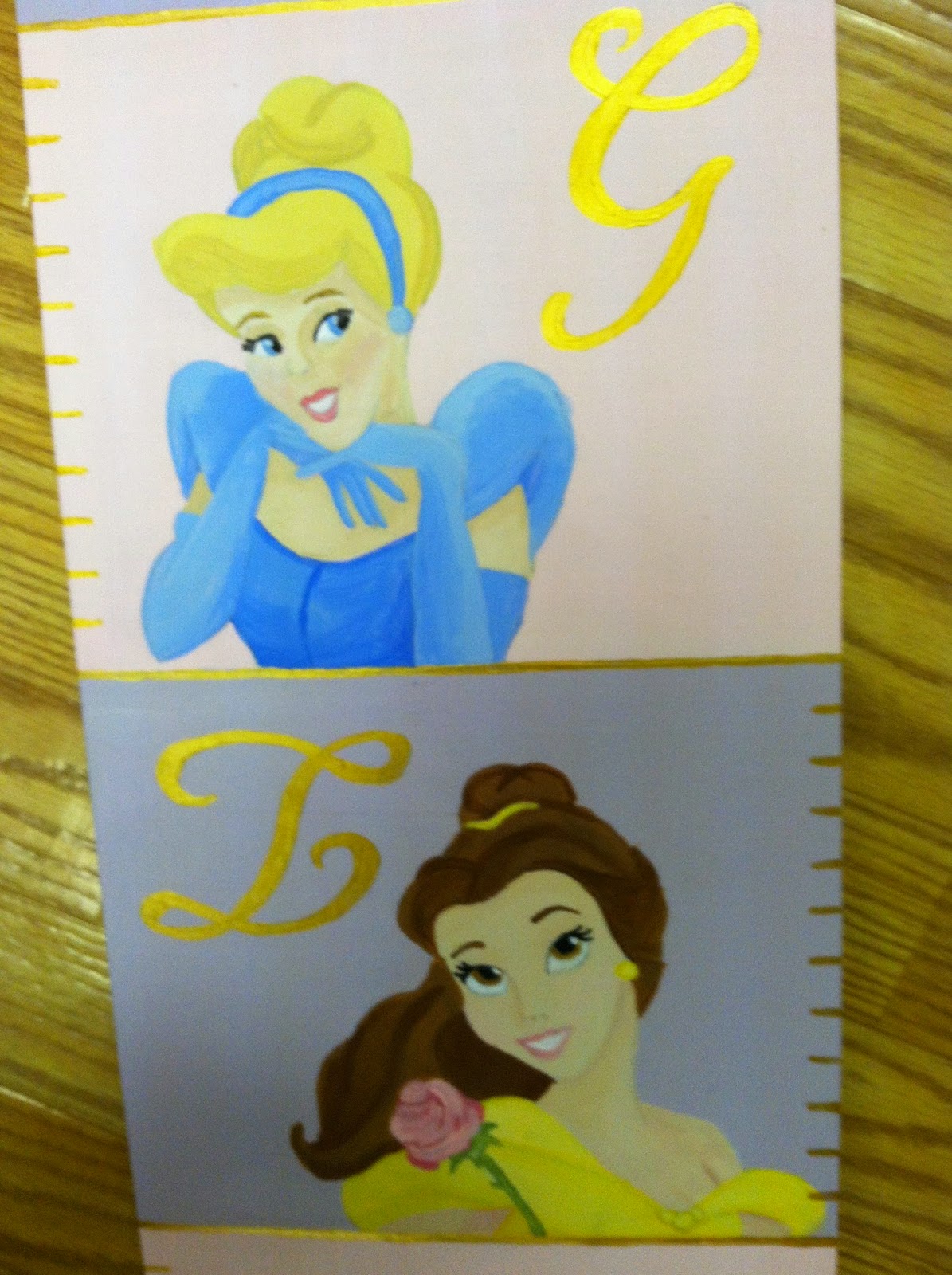 Bouncing Off the Walls Maggie's Disney Princess Growth Chart
