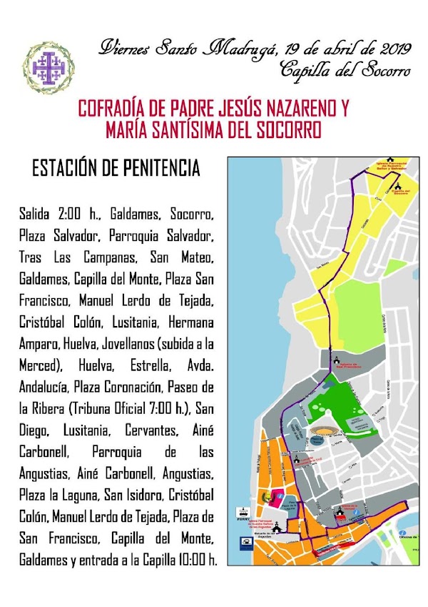 Programa y Horario Semana Santa Ayamonte (Huelva) 2019 Programa y Horario Semana Santa Ayamonte (Huelva) 2019