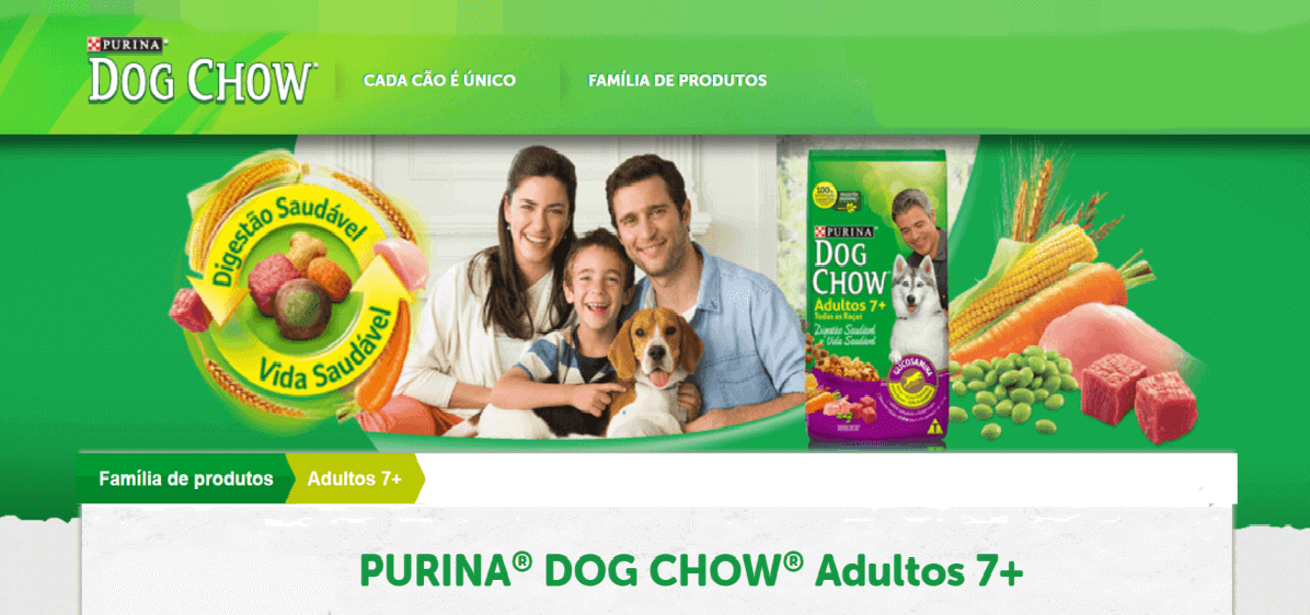 Purina®  Dog Chow® lança o novo Dog Chow 7+