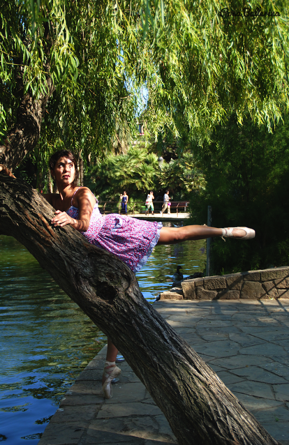 fotografía de ballet clásico en exteriores barcelona
